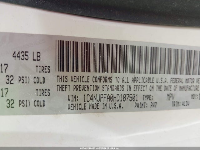 Jeep Patriot High Altitude Fwd