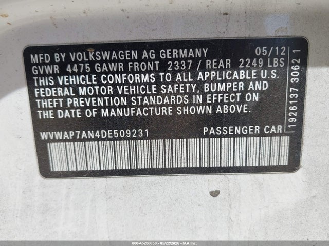 Volkswagen CC 2.0t Sport