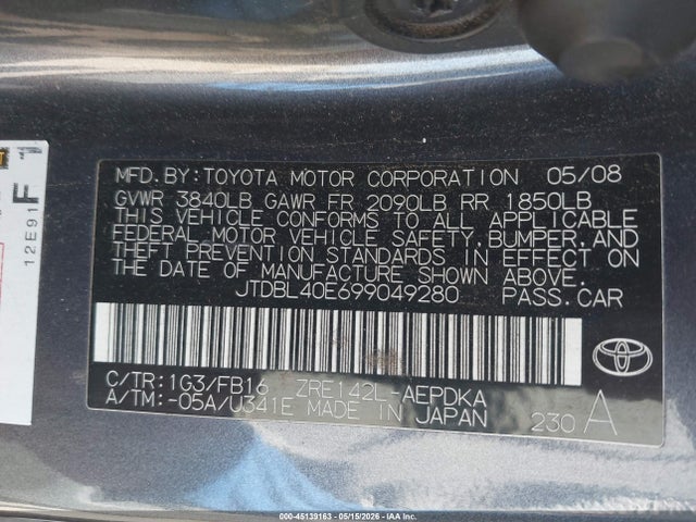 Toyota Corolla Le