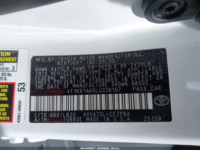 Toyota Camry Xse