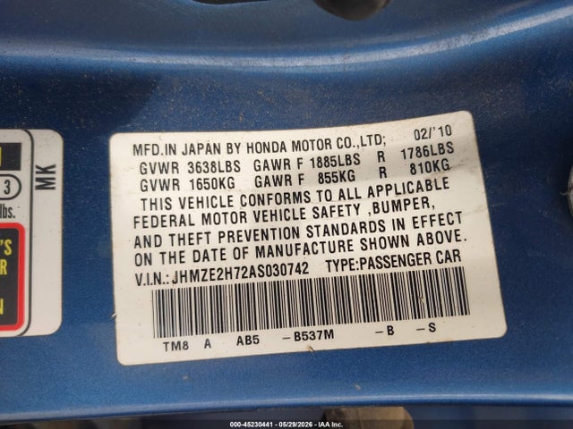 Honda Insight Ex