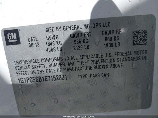 Chevrolet Cruze 1lt Auto