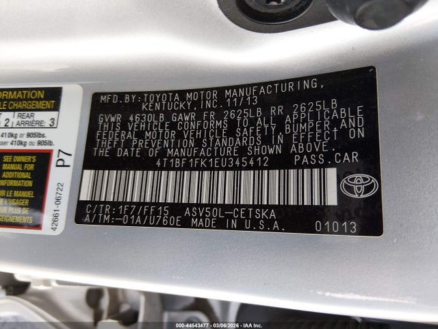 Toyota Camry Se
