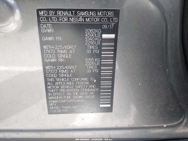 Nissan Rogue Sv