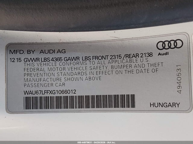 Audi A3 1.8t Premium