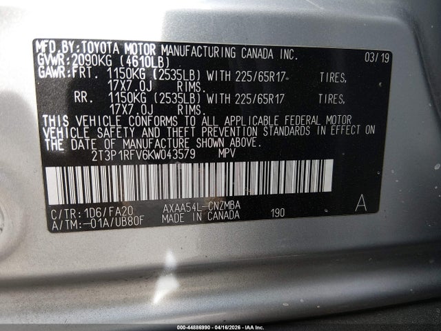 Toyota RAV4 Xle