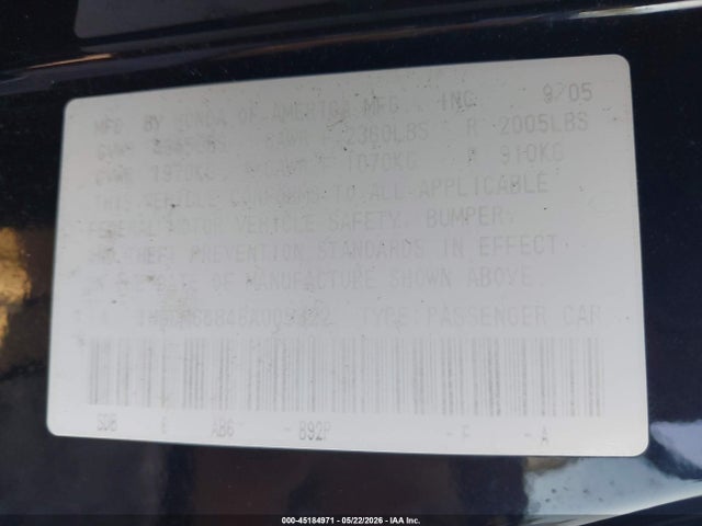 Honda Accord 3.0 Ex