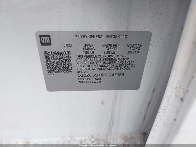 Chevrolet Malibu Fwd 1fl