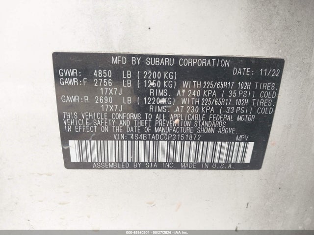 Subaru Outback Premium