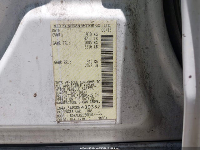 Nissan Altima 2.5 S