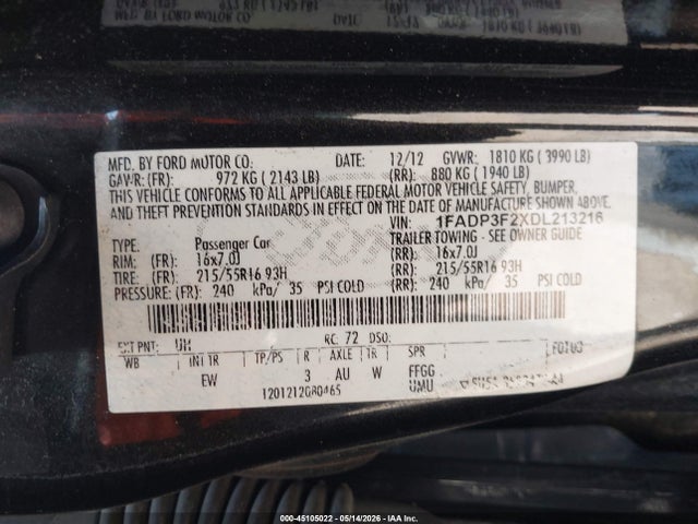 Ford Focus Se