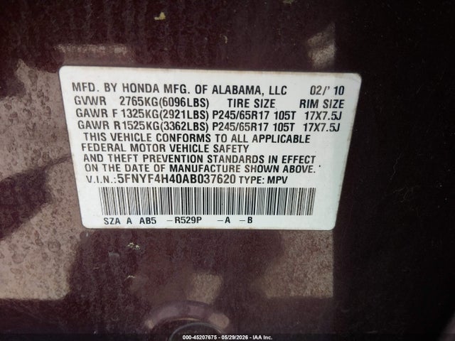 Honda Pilot Ex
