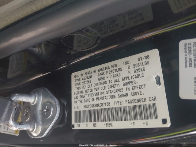 Honda Accord 3.5 Ex-l