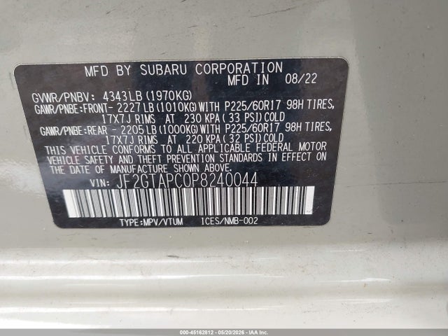 Subaru Crosstrek Premium