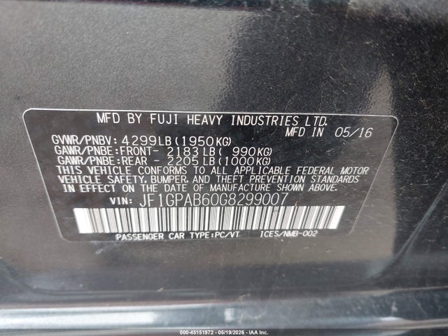 Subaru Impreza 2.0i Premium