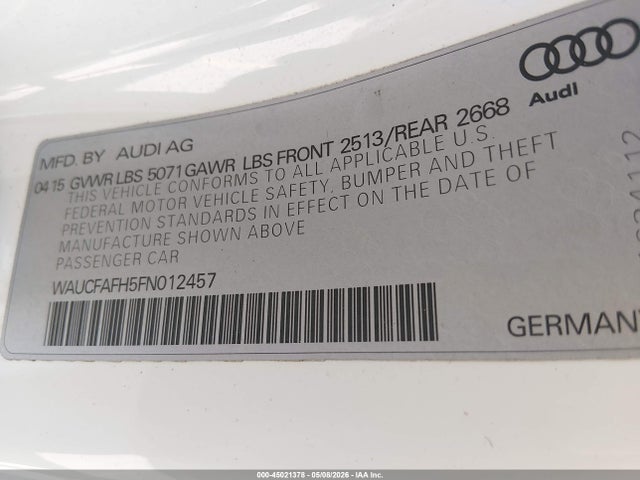 Audi A5 2.0t Premium