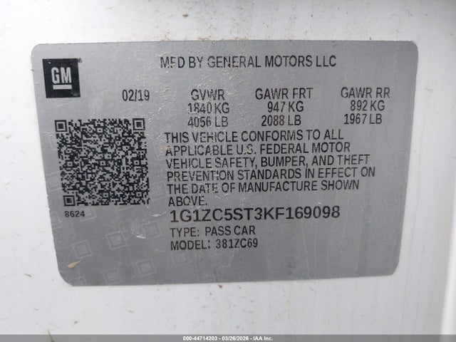 Chevrolet Malibu 1fl