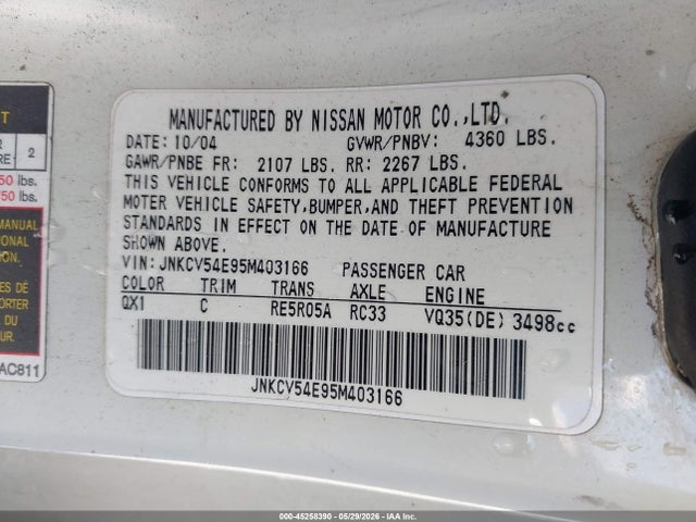 INFINITI G35