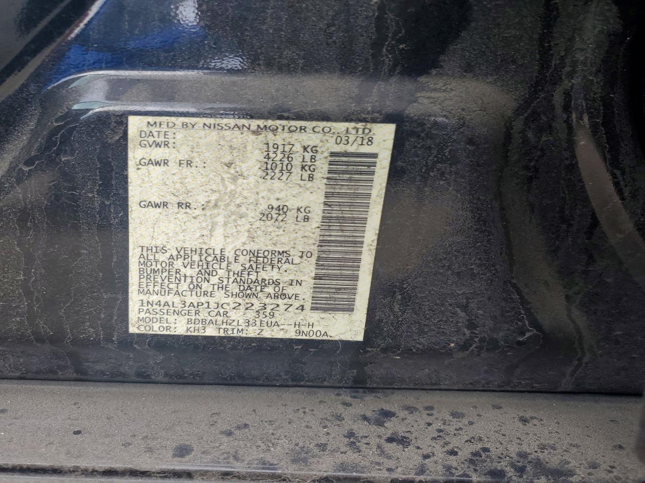Nissan Altima 2.5 Sr