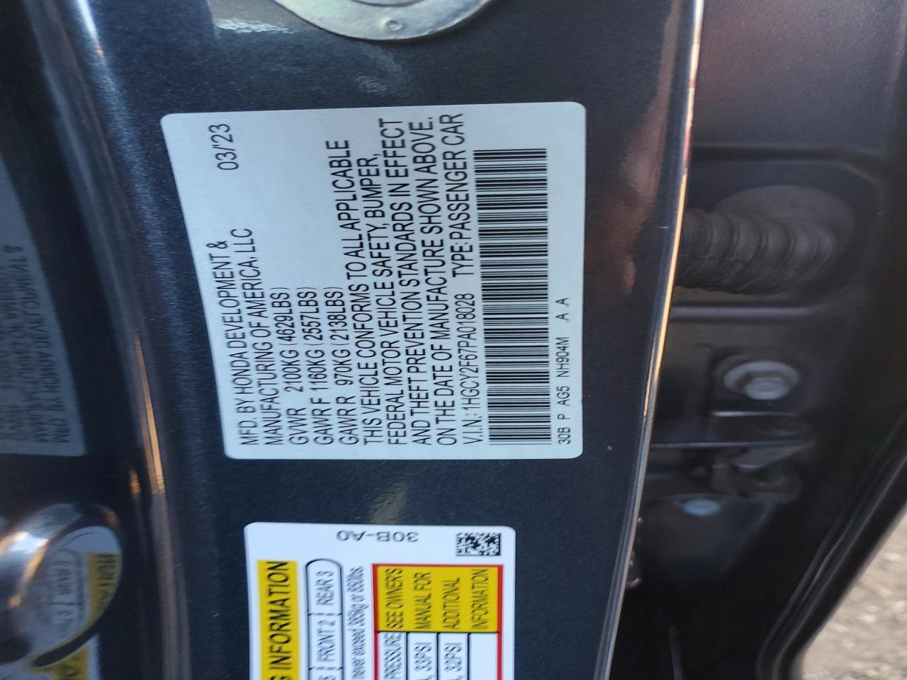 Honda Accord Hybrid Exl