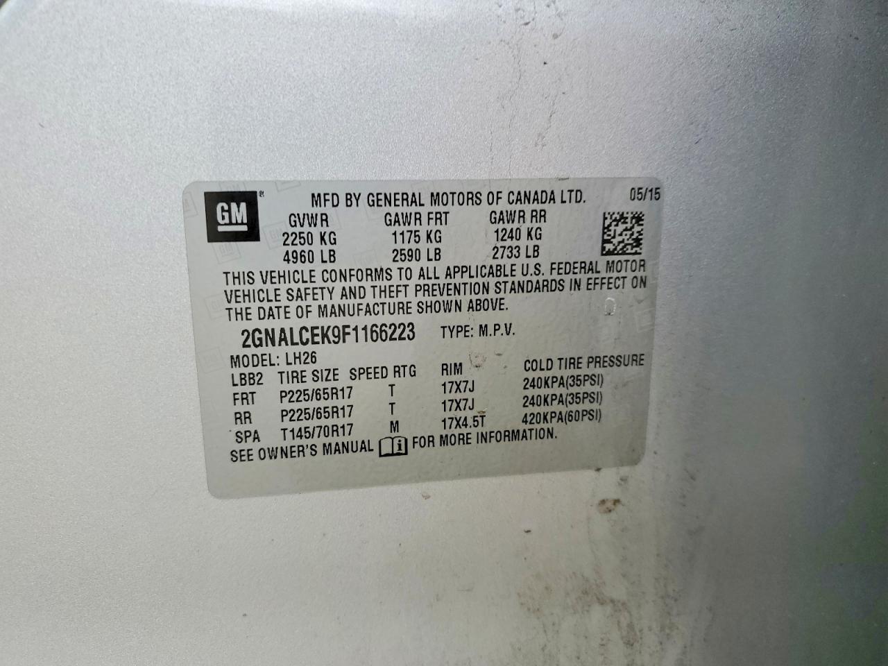 Chevrolet Equinox Lt