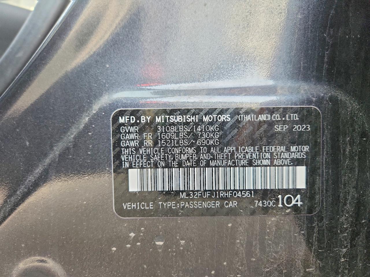 Mitsubishi Mirage G4 Es