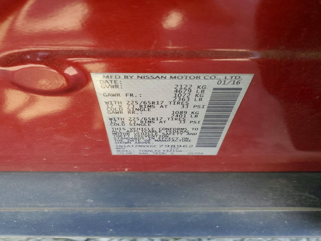 Nissan Rogue S