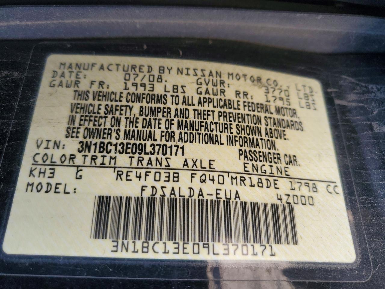Nissan Versa 1.8 S