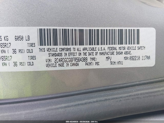 Dodge Grand Caravan Sxt