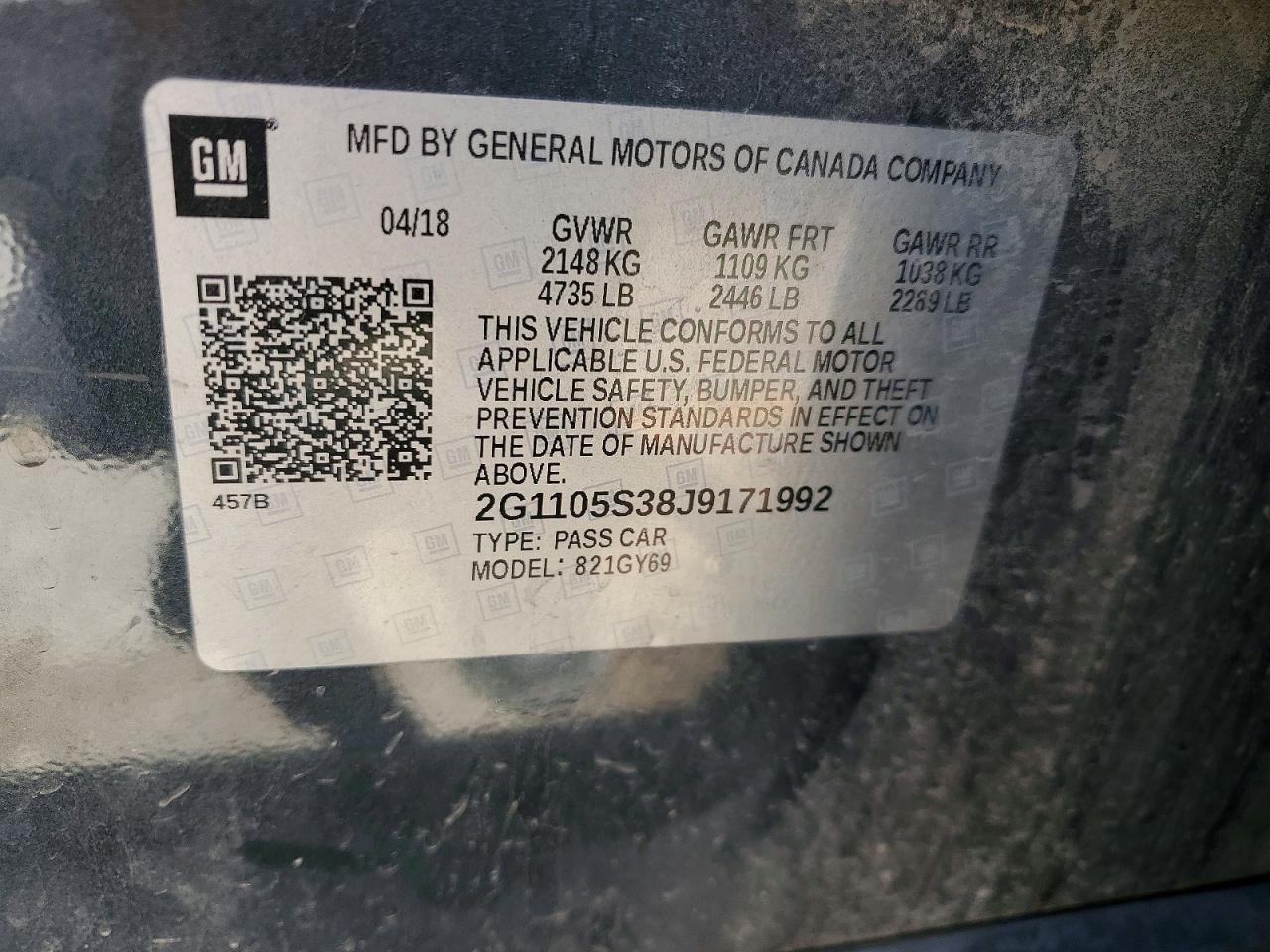 Chevrolet Impala Lt