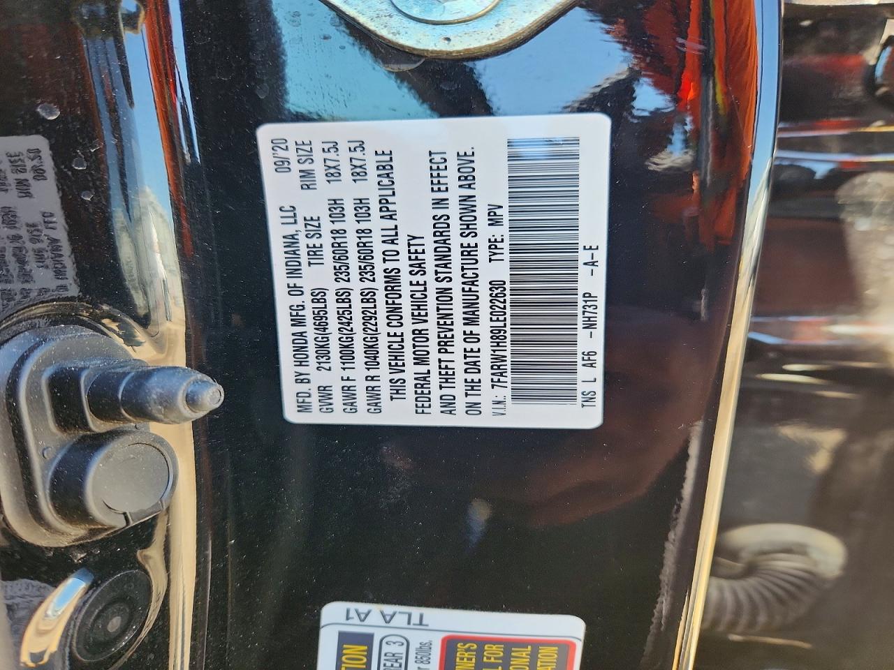 Honda Crv Exl