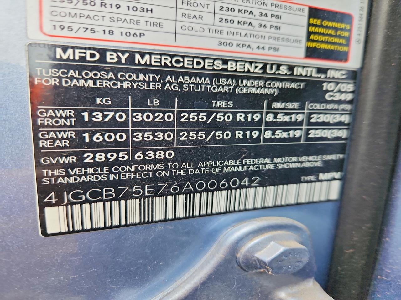 Mercedes-Benz R-Class 500