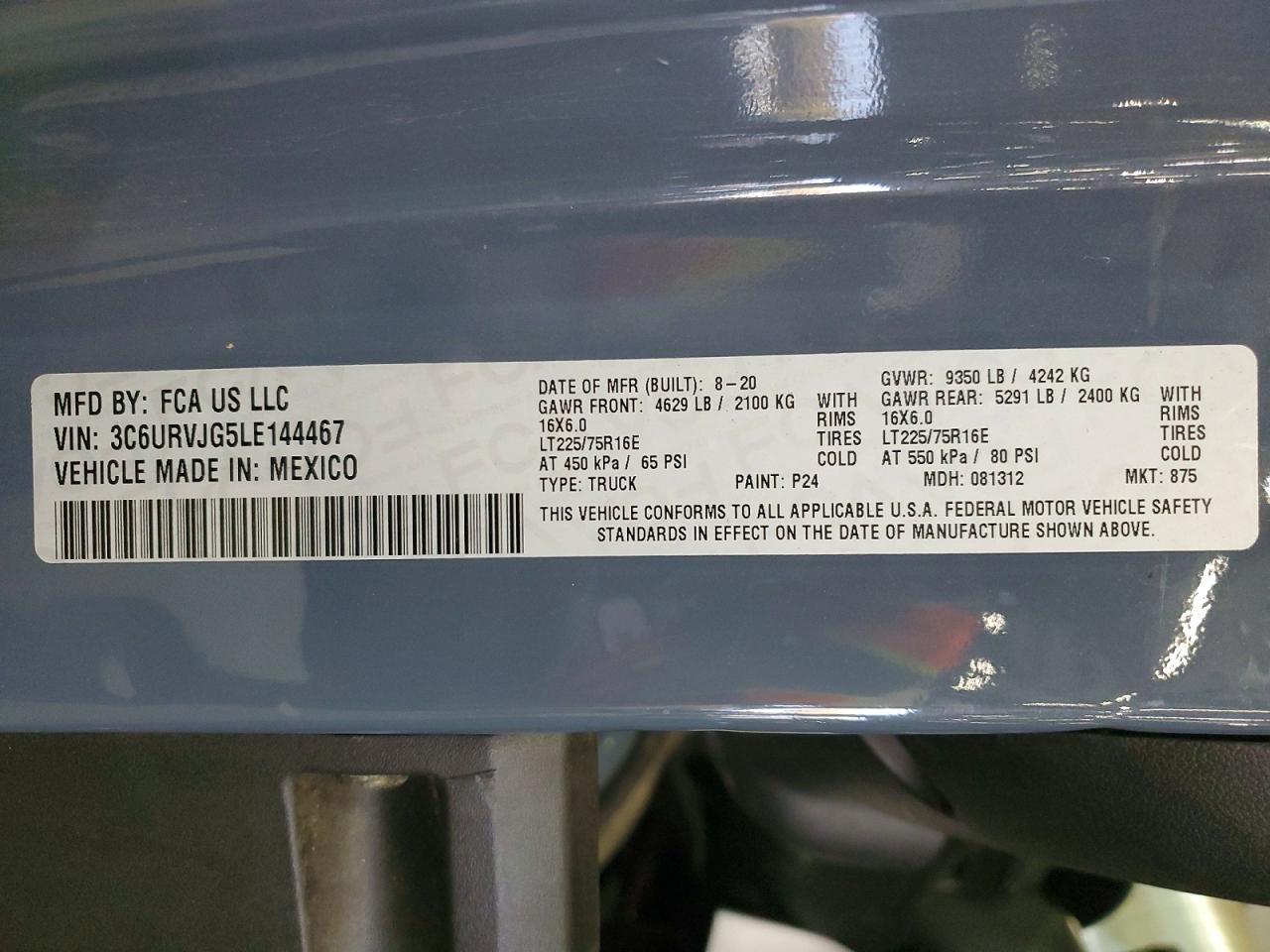 Ram Promaster 3500 High