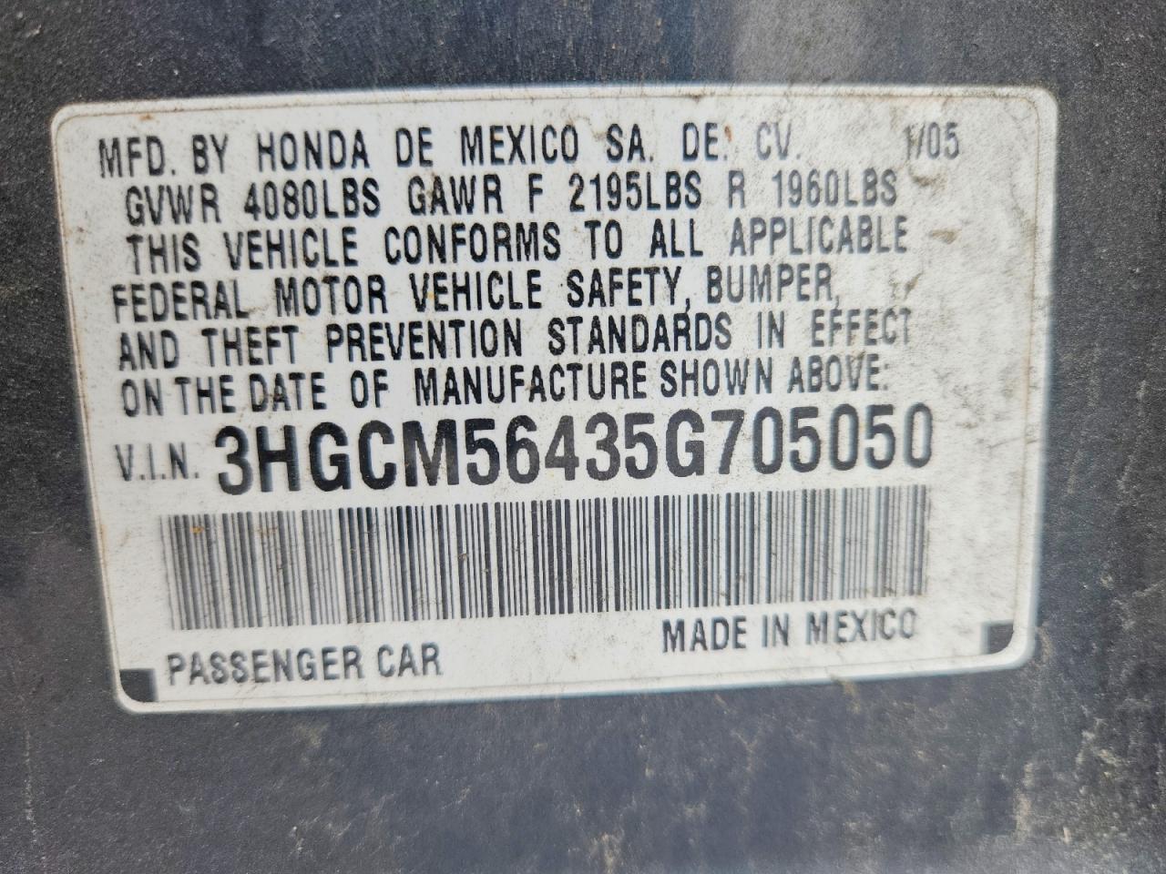 Honda Accord Lx