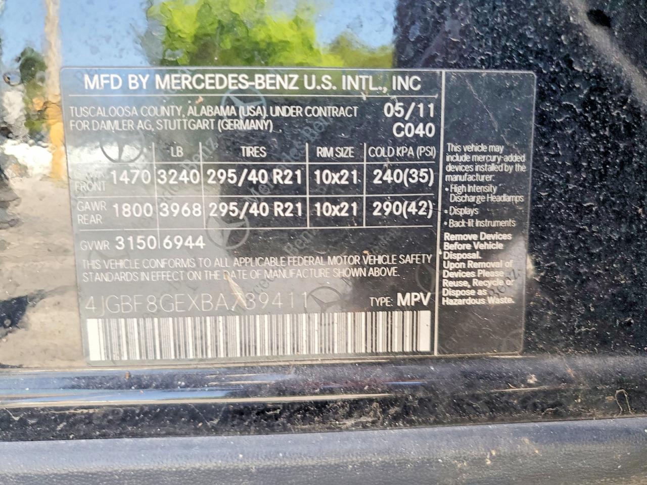 Mercedes-Benz G-Class 550 4matic