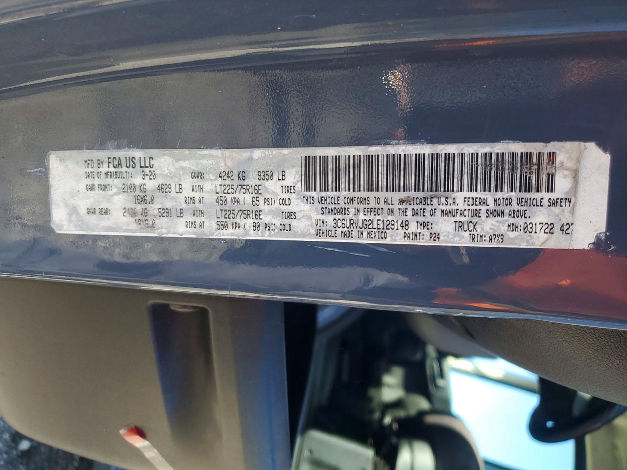 Ram Promaster 3500 High