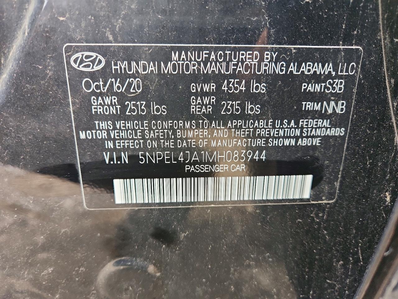 Hyundai SONATA Sel
