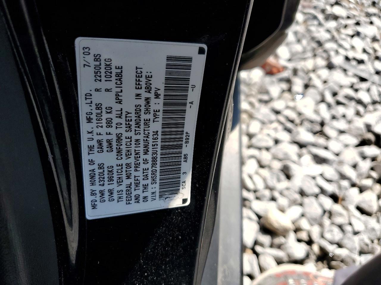 Honda Crv Ex