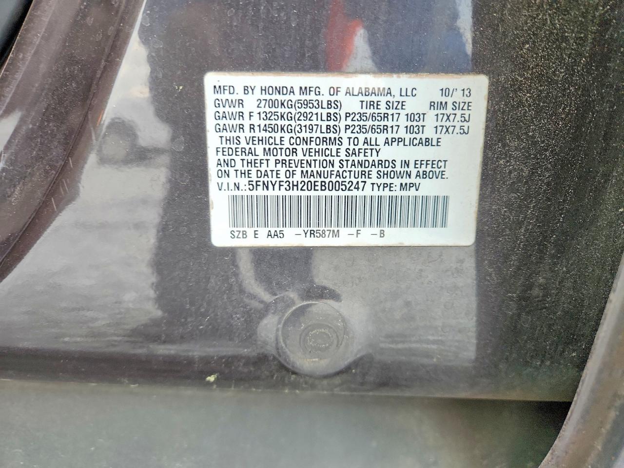 Honda Pilot Lx