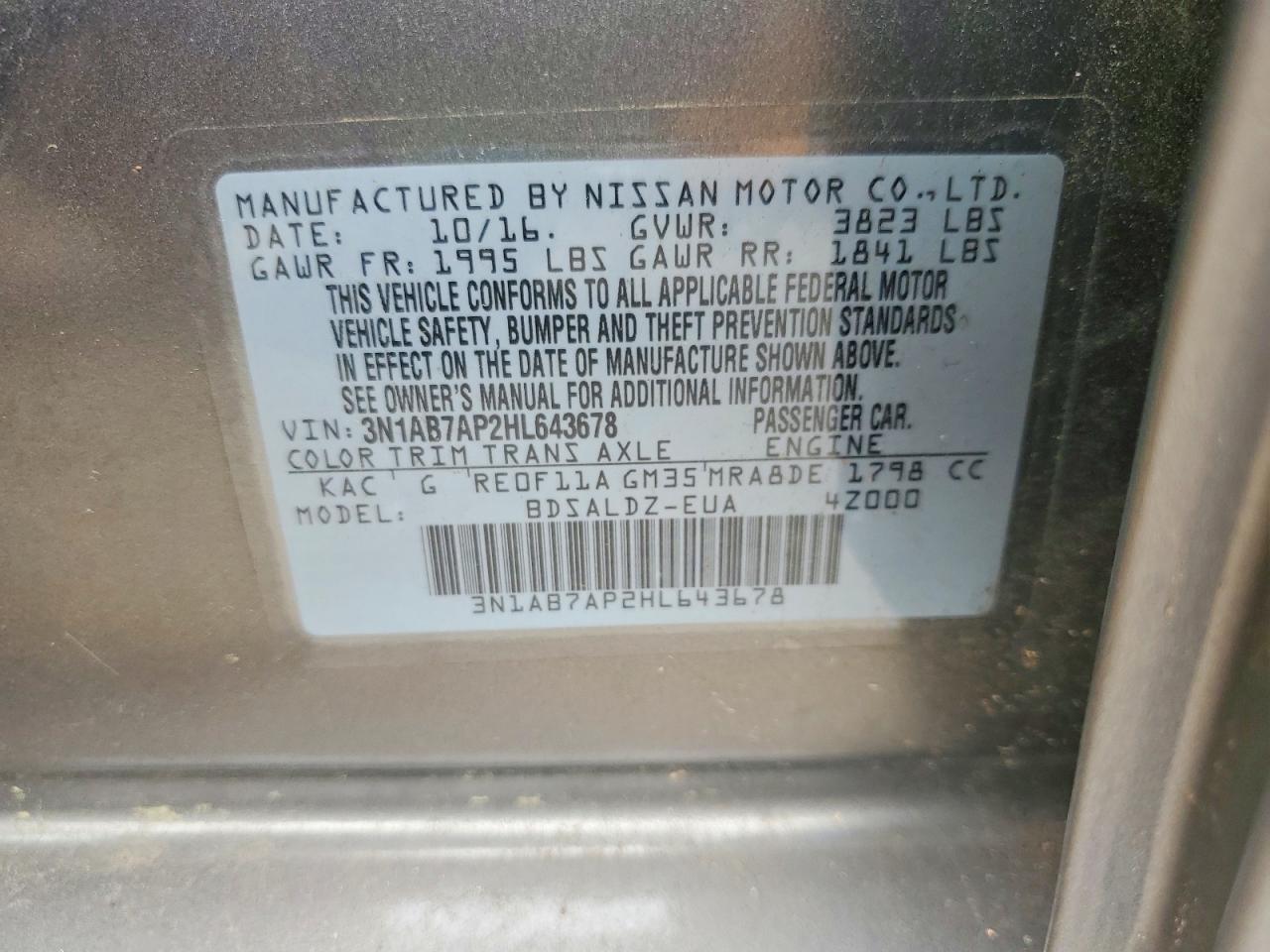 Nissan Sentra Sv