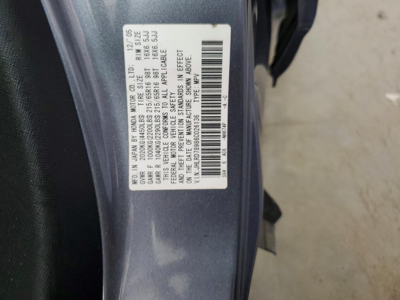 Honda Crv Se