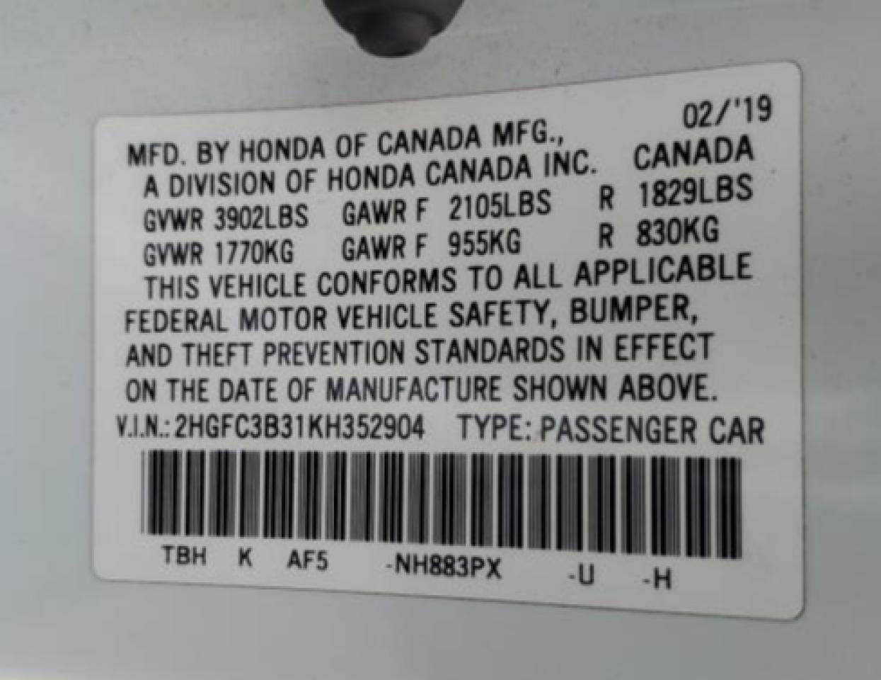 Honda Civic Ex