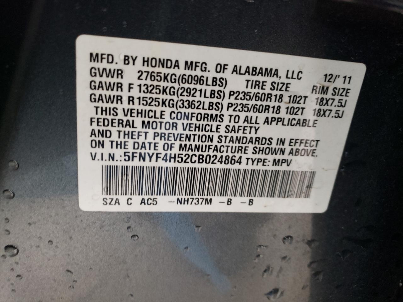 Honda Pilot Exl