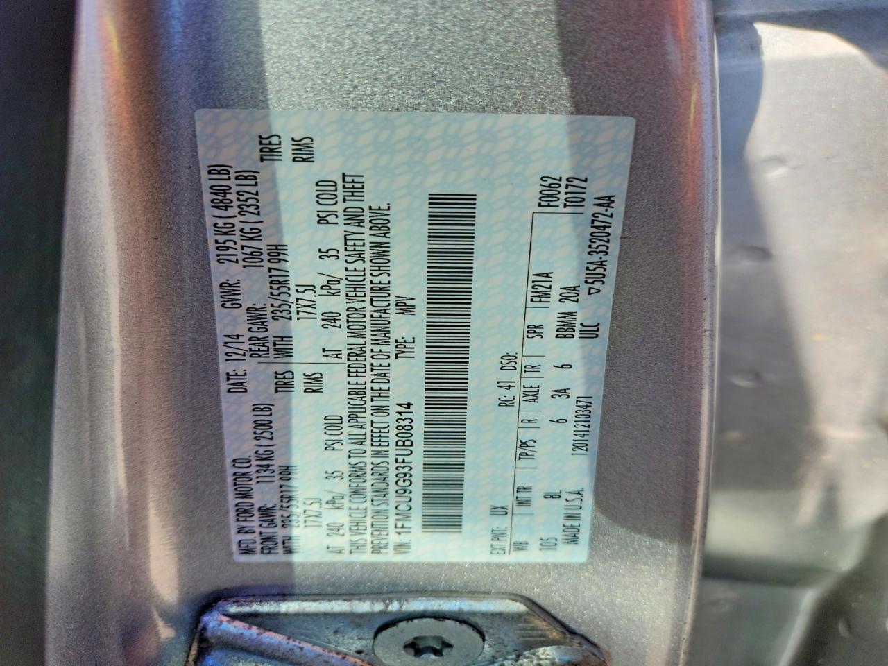 Ford Escape Se
