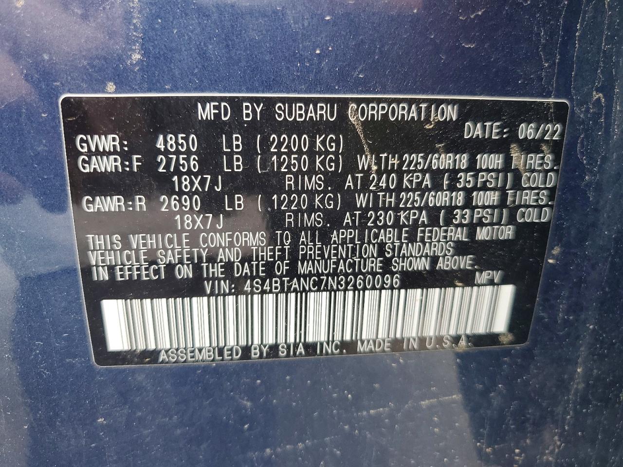 Subaru Outback Limited