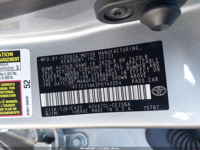 Toyota Camry Se