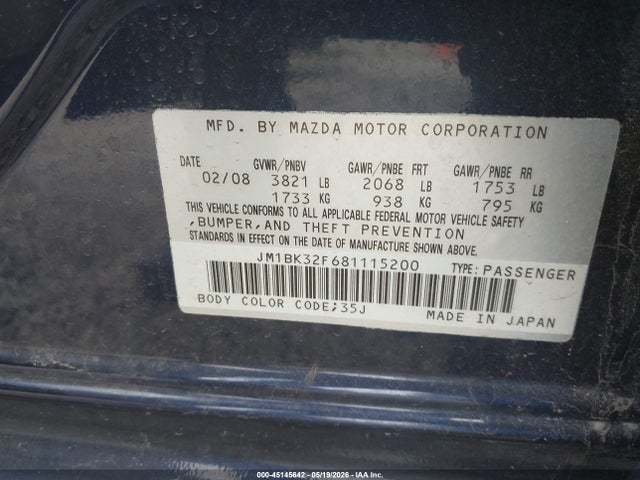 Mazda Mazda3 I Touring Value