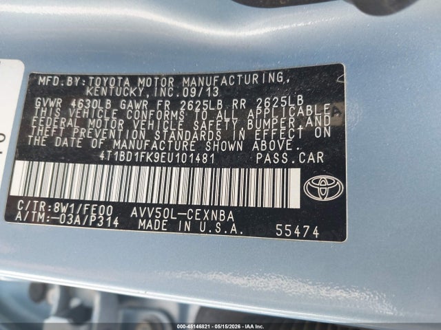 Toyota Camry Le
