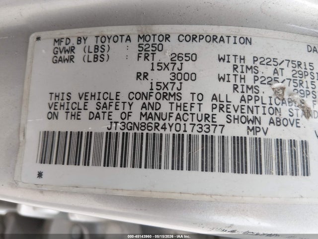 Toyota 4Runner Sr5 V6