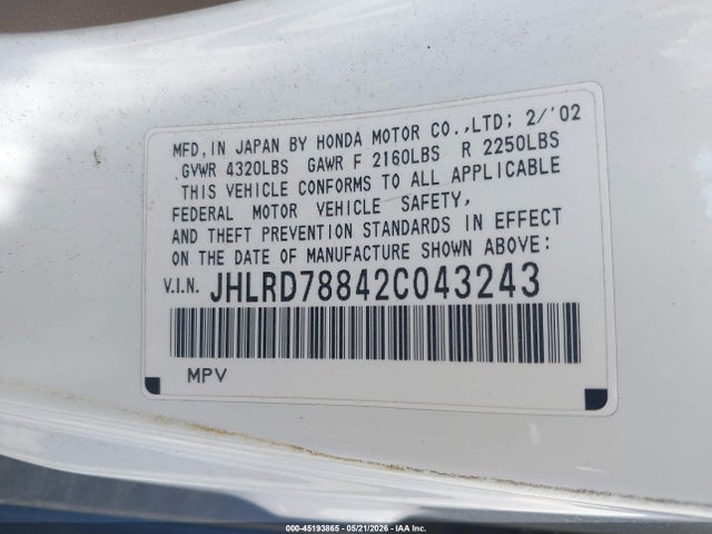 Honda CR-V Ex